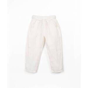 NEW PLAY UP kids linen trousers with pockets in white